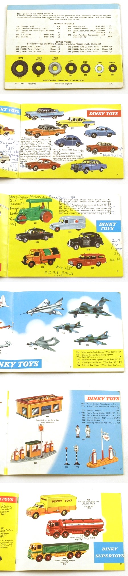 Dinky Toys 1961 Catalogue 9th edition