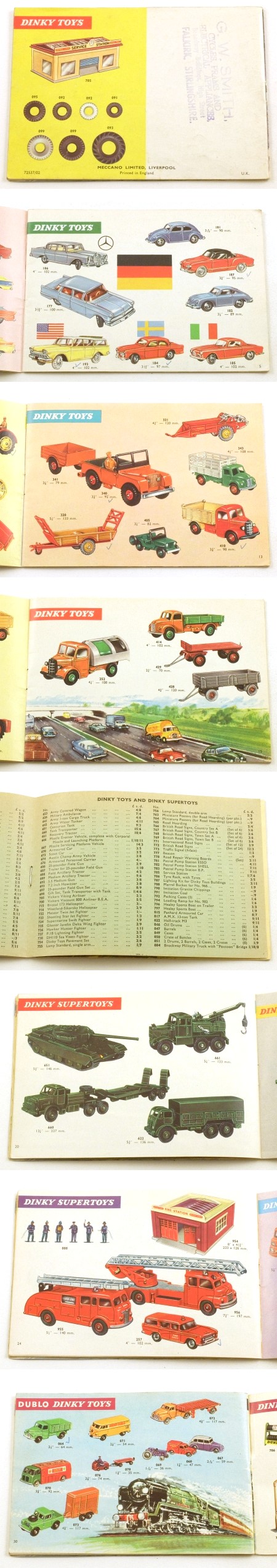 Dinky Toys 1962 Catalogue 10th edition