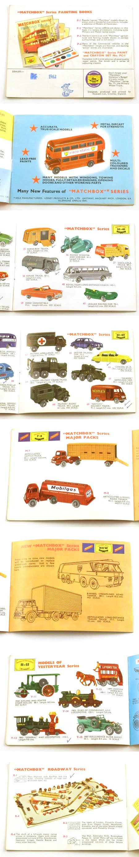 Matchbox 1961 Collectors Catalogue