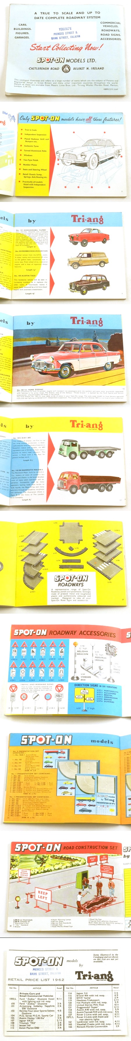 Tri-ang Spot-On 1961 Catalogue 3rd edition