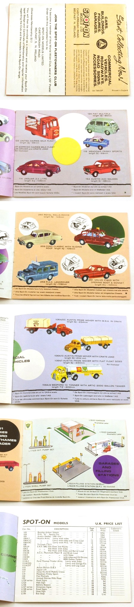Tri-ang Spot-On 1963 Catalogue 4th edition