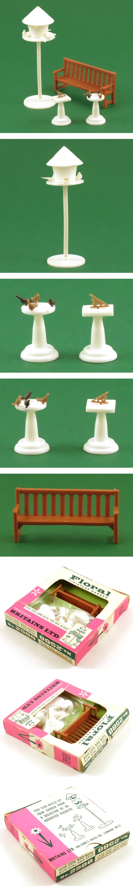 2588 Dovecote, Bird Bath, Sun Dial and Seat