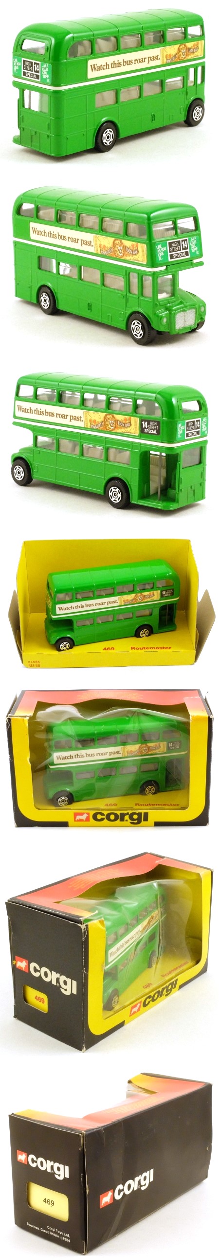 469 Routemaster Bus 'Rowntrees Lion Bar'