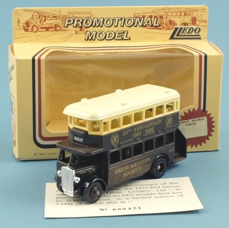 LP015  1932 AEC Regent Double Deck Bus 'Great Western Society'