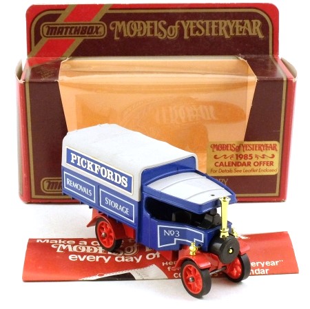Matchbox Models of Yesteryear Y27-1 1922 Foden Steam Lorry 'Pickfords'