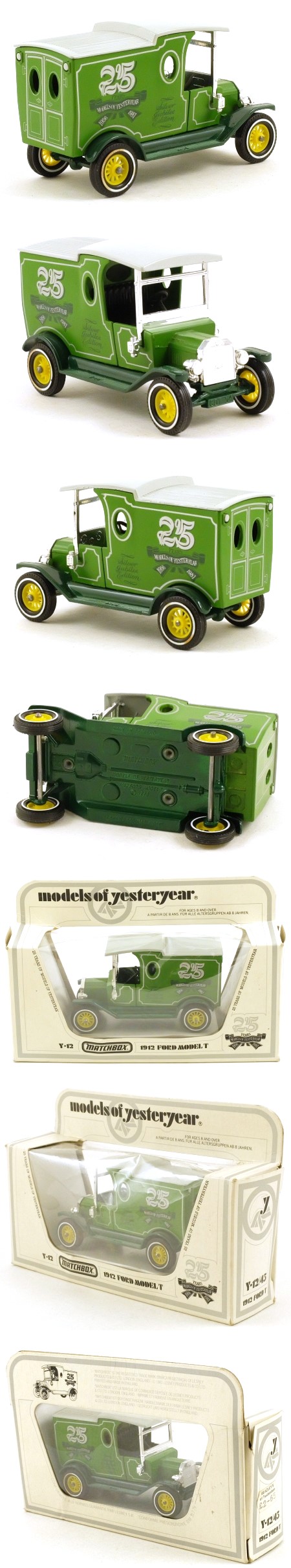 Y12-3 1912 Ford Model T Van '25 Years Silver Jubilee'