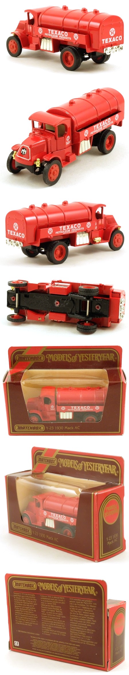 Y23-2 1930 Mack Tanker 'Texaco'