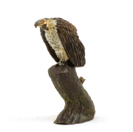 Britains 1389 Vulture on tree stump