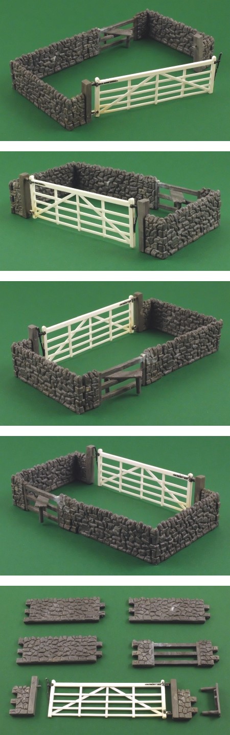 1736 Gate, Stile and Stone Walls