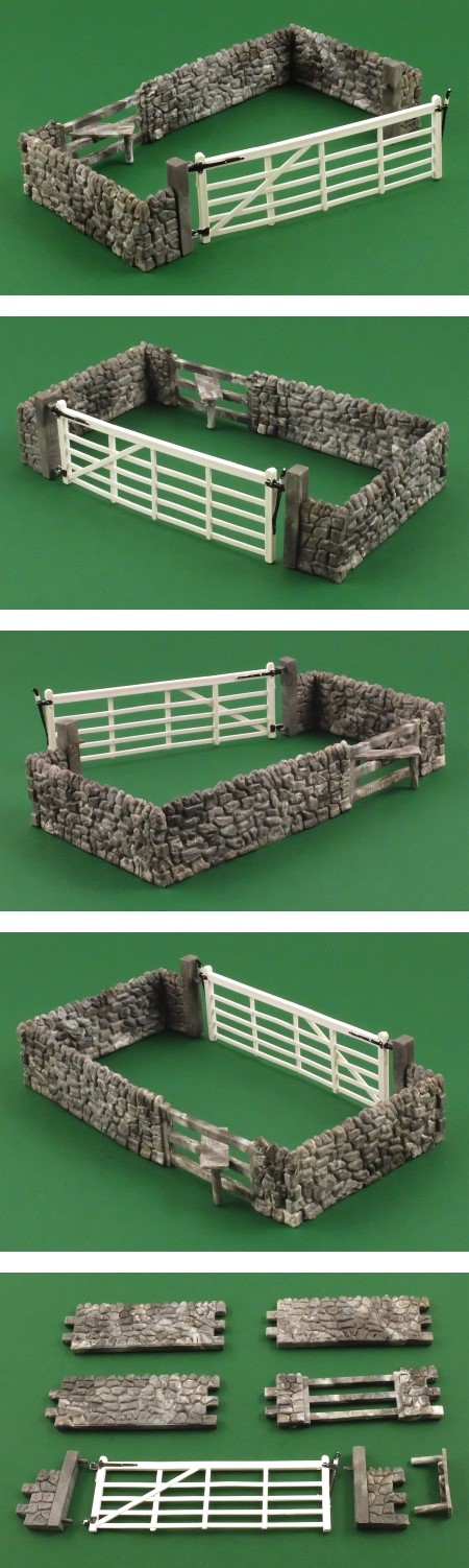 1736 Gate, Stile and Stone Walls