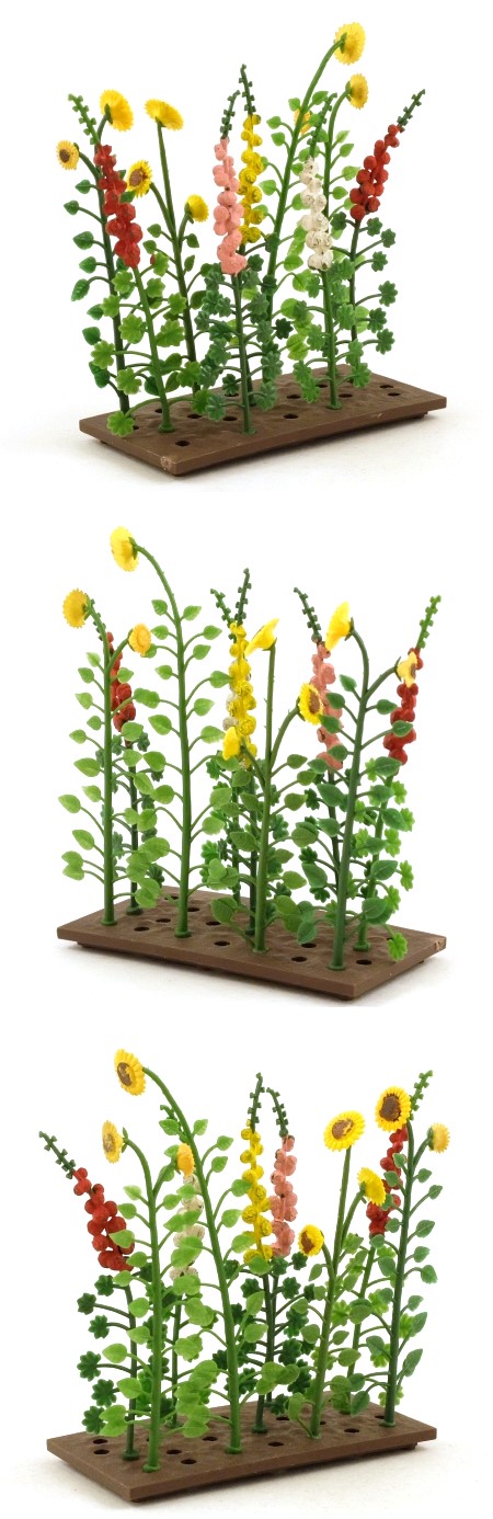 2542 Sunflowers and Hollyhocks