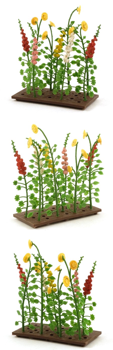 2542 Sunflowers and Hollyhocks