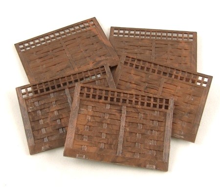 2586 Garden Fence Panels x 5