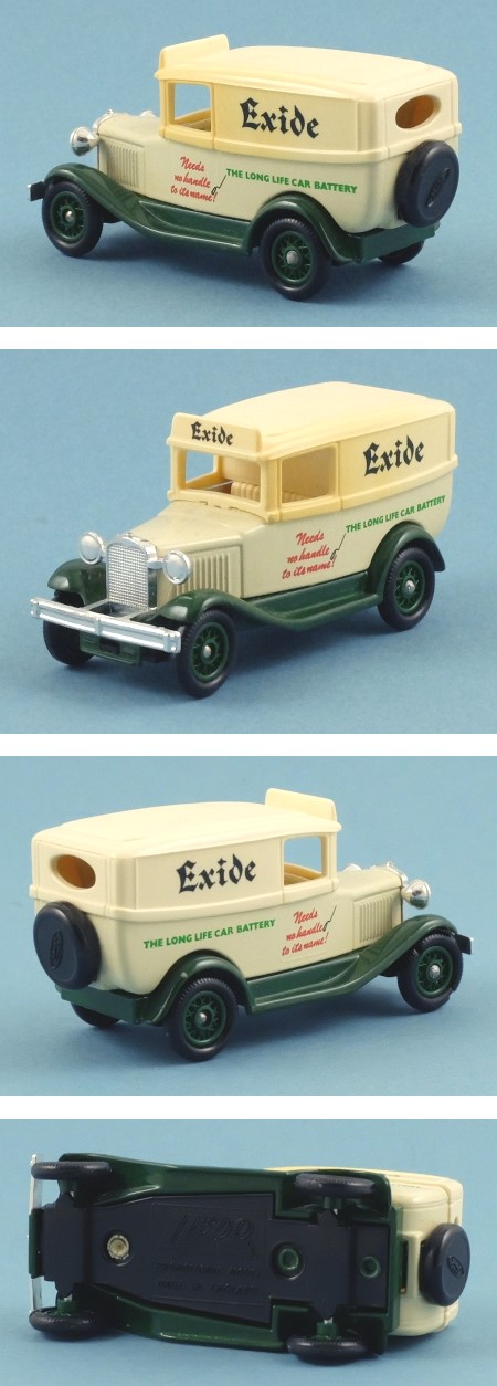 LP037  1930 Ford Model A Panel Van 'Exide'