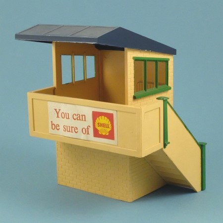 Scalextric K704 Marshal's Hut Kit, assembled
