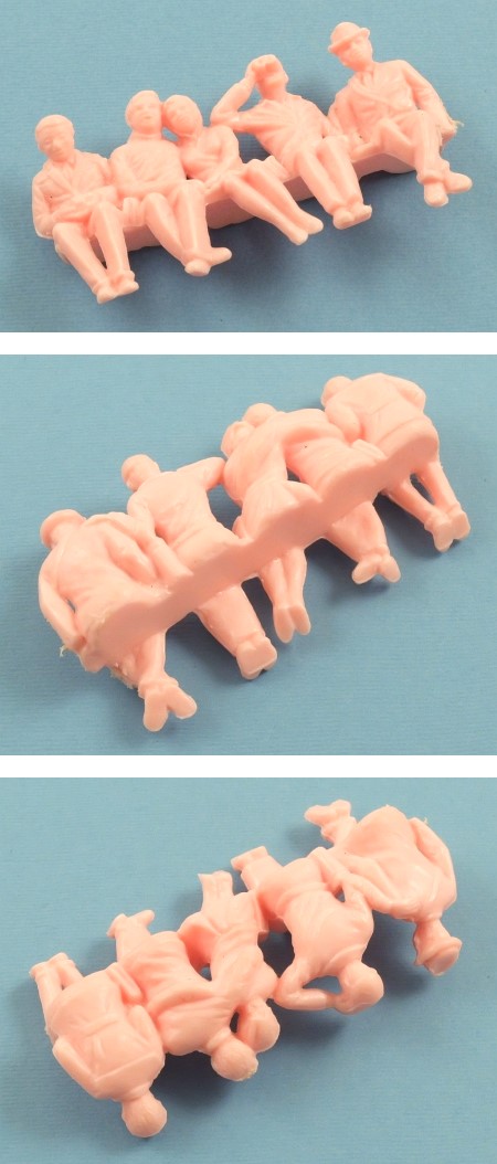 F306A Grandstand Figures, unpainted