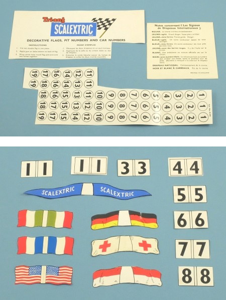 Assorted Flags and Racing Numbers