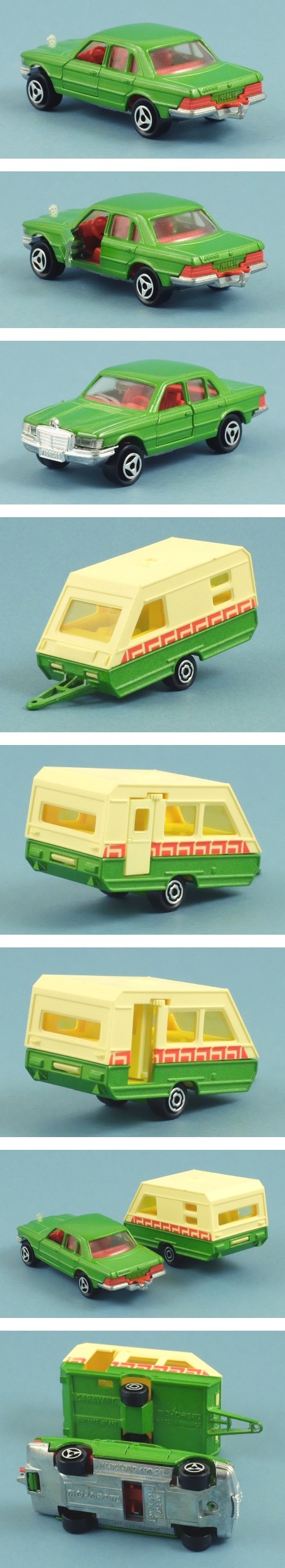 325 Mercedes 450 SE with Caravan