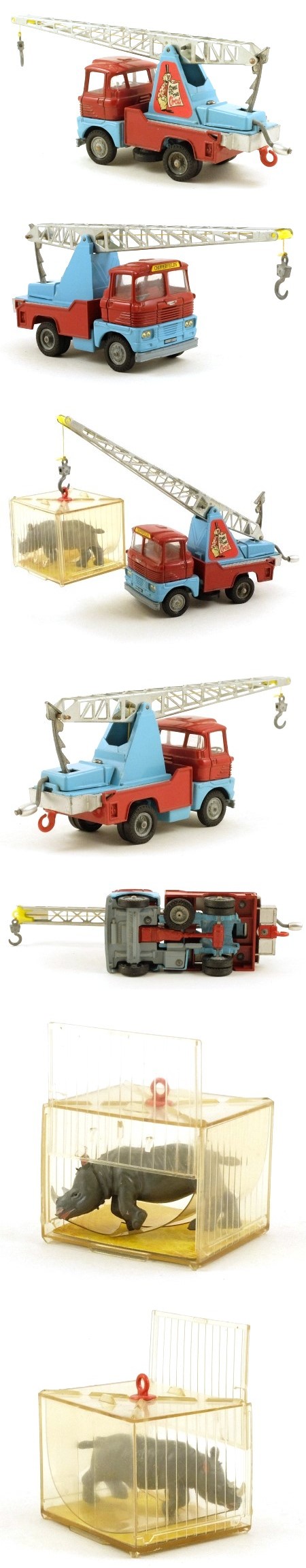 1144 Chipperfields Crane and Cage with Rhino