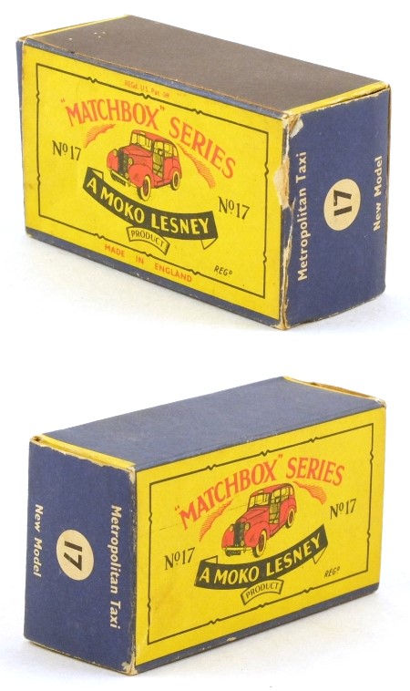 17c Austin FX3 Taxi BOX ONLY