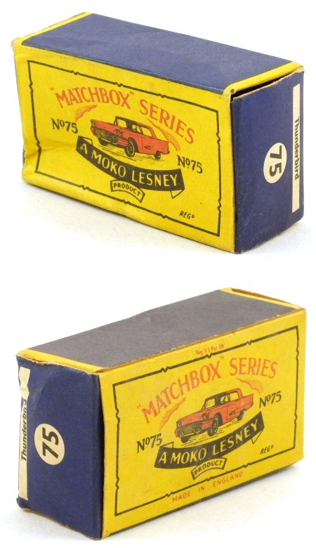 75a Ford Thunderbird BOX ONLY