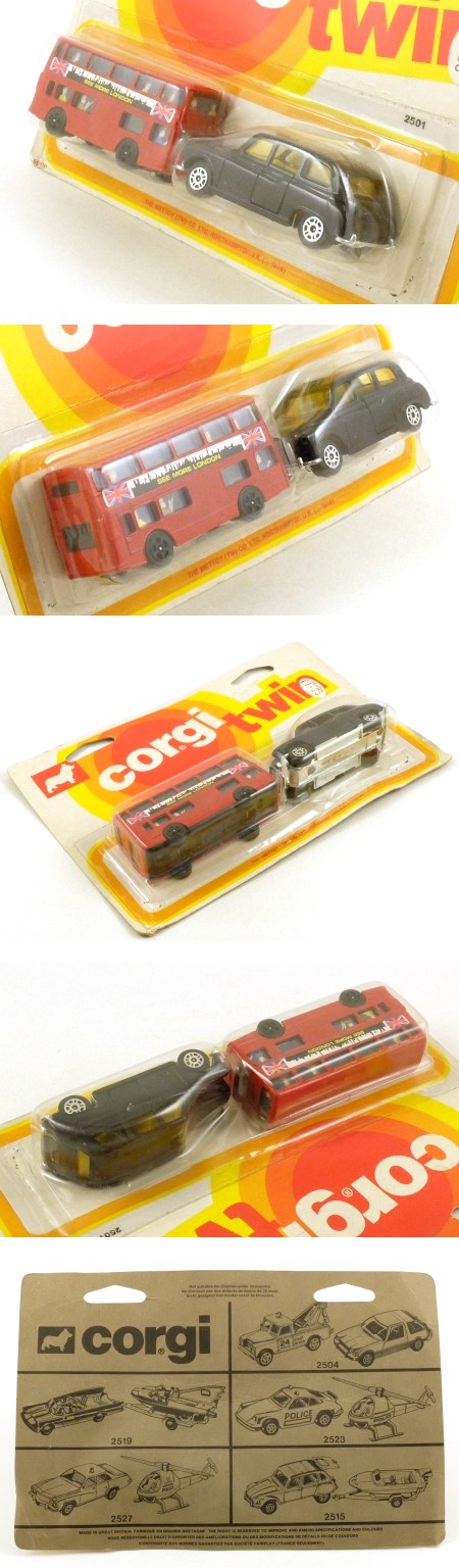 Juniors 2501 London Bus and Taxi Twin Pack
