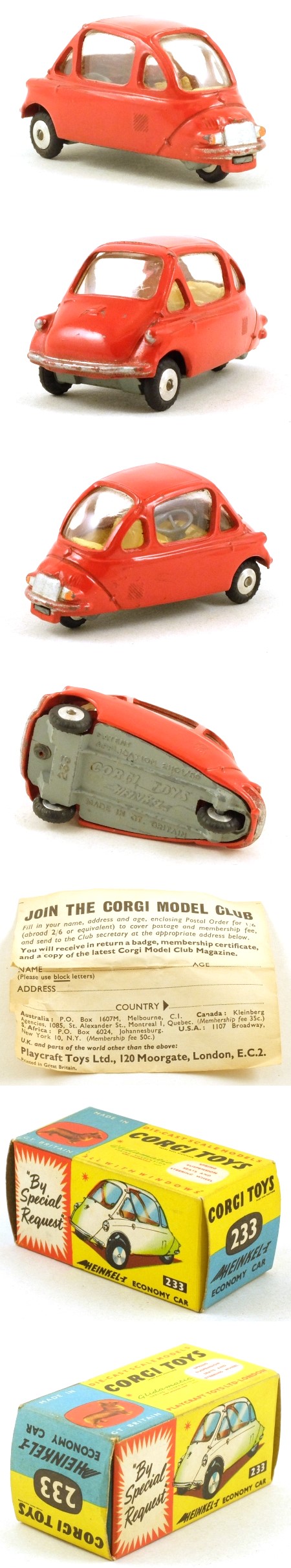 233 Heinkel Trojan 'Bubble Car'