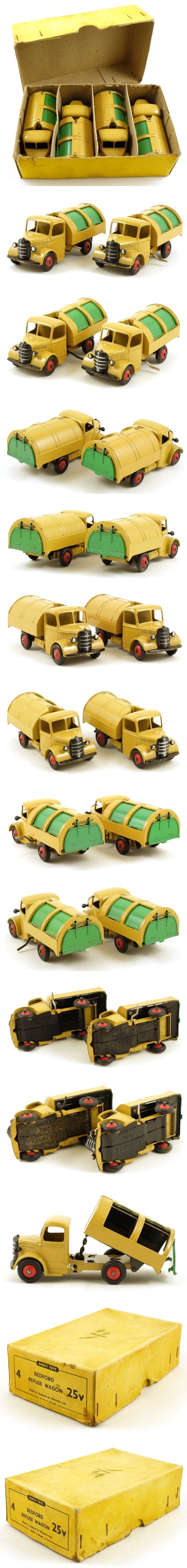25v Bedford Refuse Wagon, trade box of 4