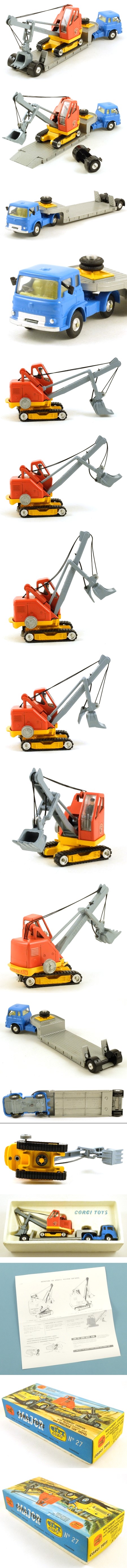 GS27 Priestman Shovel on Machinery Carrier