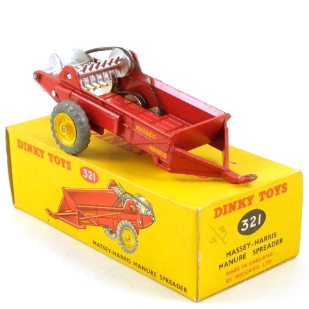 Dinky 321 Massey Harris Manure Spreader