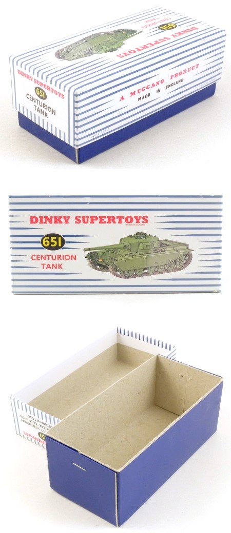 651 Centurion Tank REPRODUCTION BOX ONLY